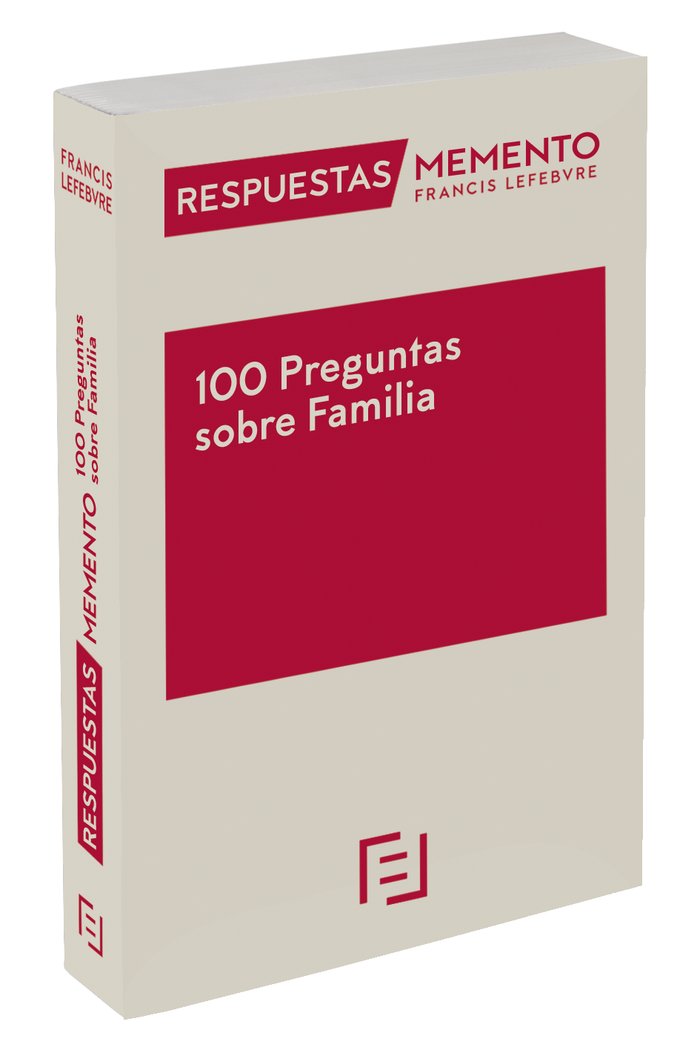 100 Preguntas sobre Familia, de LEFEBVRE-EL DERECHO | portada del libro