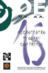 MICROTEATRO. 15 OBRAS CON PREMIO | portada del libro