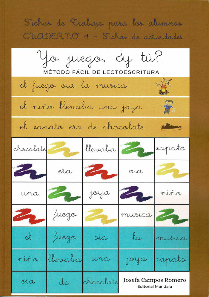 Yo juego, ¿y tú? Método fácil de lectoescritura, de Campos Romero, Josefa | portada del libro