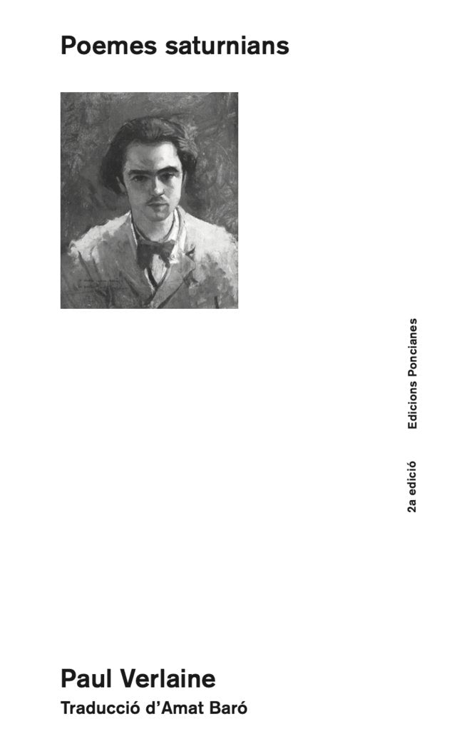 POEMES SATURNIANS, de VERLAINE, PAUL | portada del libro