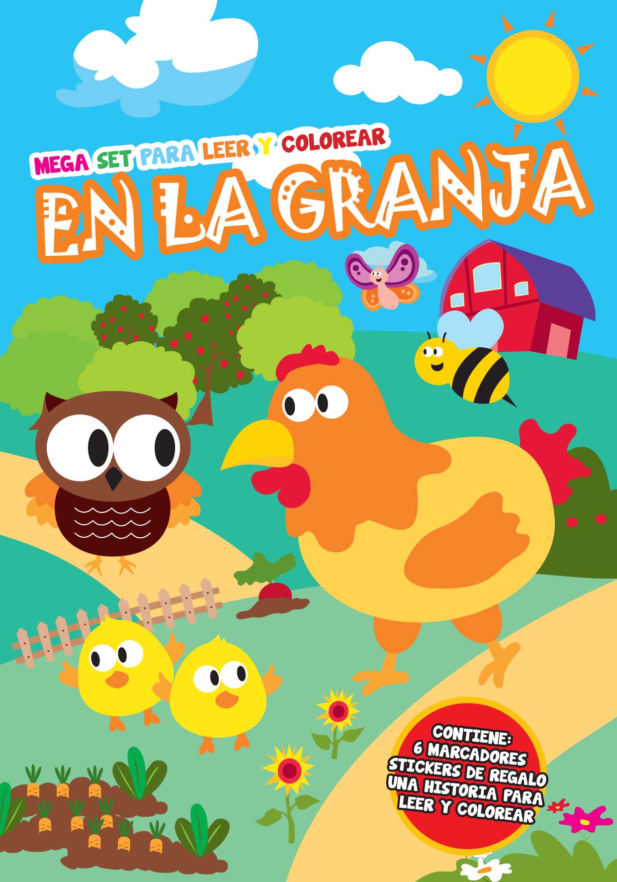 MEGA ART PACK EN LA GRANJA, de AA. VV. | portada del libro