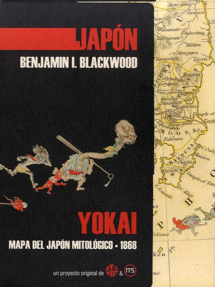 YOKAI MAPA DEL JAPON MITOLOGICO 1868, de BLACKWOOD, BENJAMIN | portada del libro