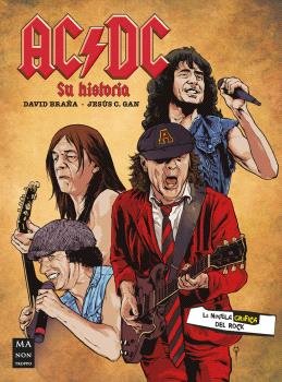 AC/DC LA NOVELA GRAFICA, de DAVID BRAÑA | portada del libro