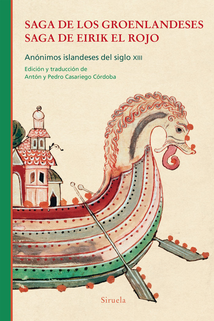 Saga de los groenlandeses. Saga de Eirik el Rojo, de ANONIMOS ISLANDESES DEL SIGLO XIII, | portada del libro