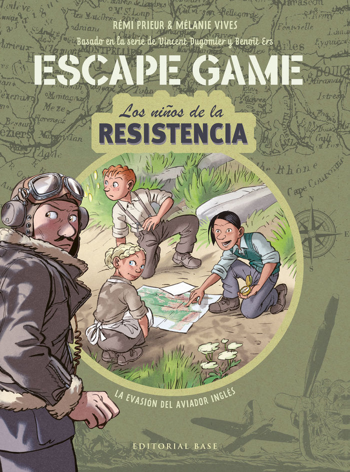 LOS NIÑOS DE LA RESISTENCIA. ESCAPE GAME, de PRIEUR, REMI | portada del libro