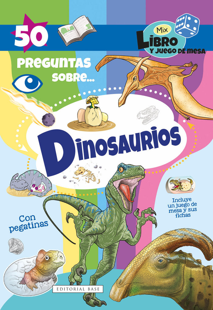 50 PREGUNTAS SOBRE? DINOSAURIOS, de MARBEHANT, CECILE | portada del libro