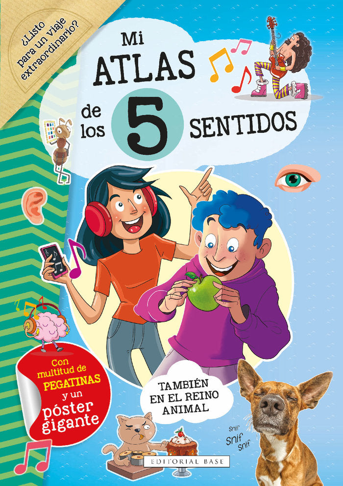 MI ATLAS DE LOS 5 SENTIDOS, de MARBEHANT, CECILE | portada del libro