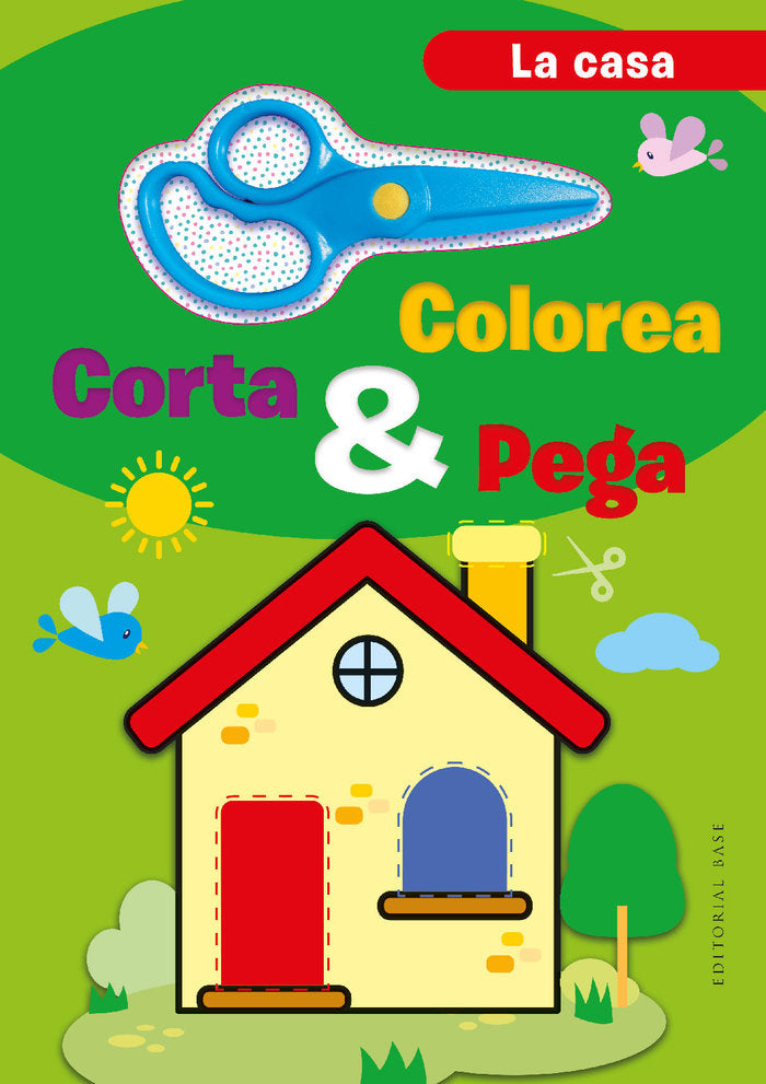 COLOREA, CORTA Y PEGA. EN CASA, de , CARAMEL | portada del libro