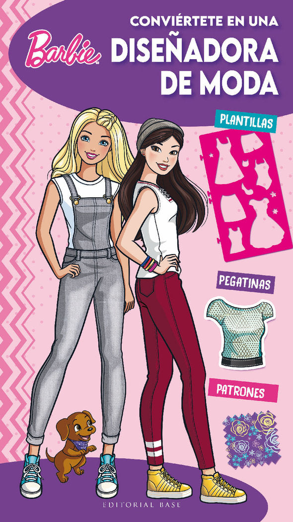 BARBIE. CONVIERTETE EN UNA DISEÑADORA DE MODA (VIOLETA), de MARBEHANT, CECILE | portada del libro
