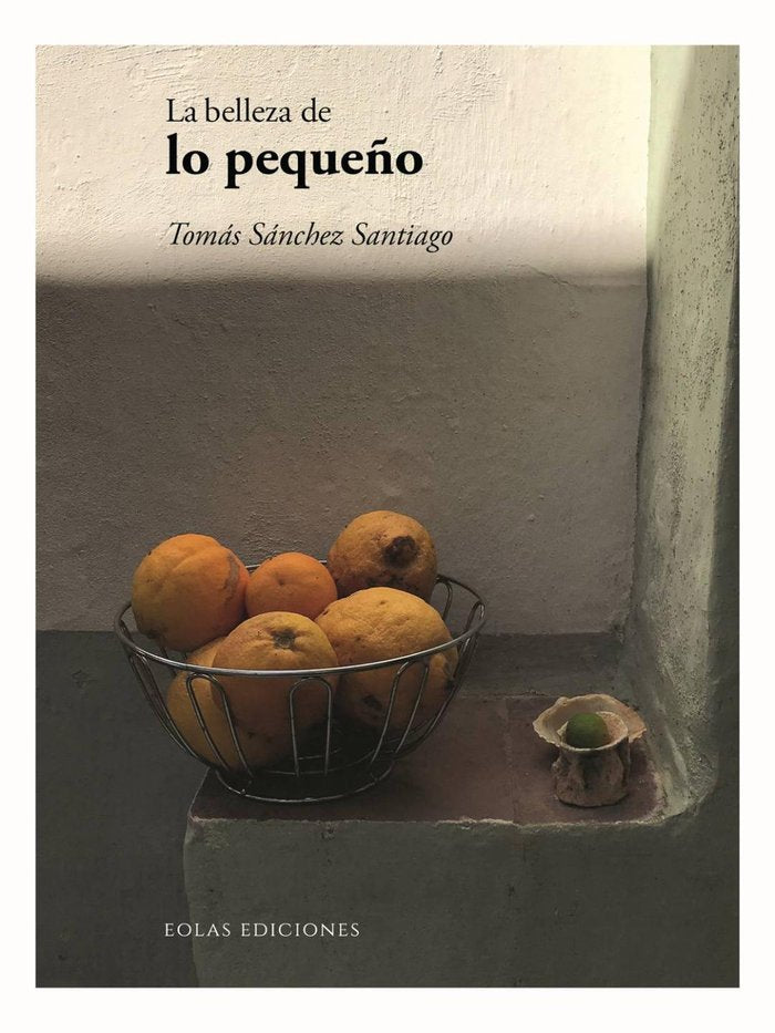 LA BELLEZA DE LO PEQUEÑO, de TOMAS, SANCHEZ SANTIAGO | portada del libro