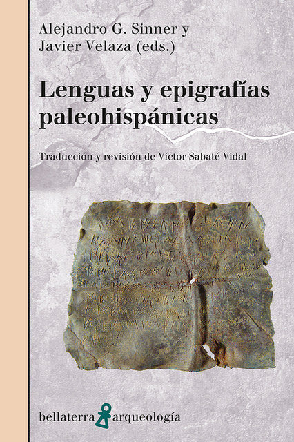 LENGUAS Y EPIGRAFIAS PALEOHISPANICAS, de SINNER | portada del libro