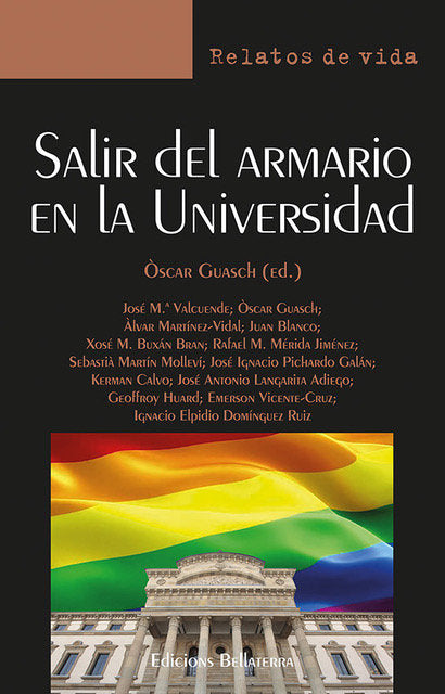 SALIR DEL ARMARIO EN LA UNIVERSIDAD, de OSCAR GUASCH | portada del libro