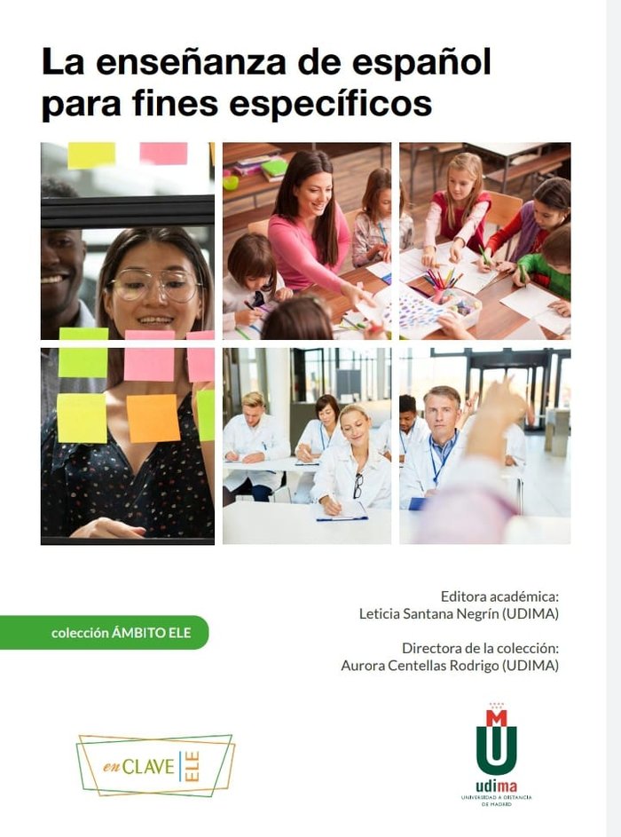 LA ENSEÑANZA DE ESPAÑOL PARA FINES ESPECIFICOS | portada del libro