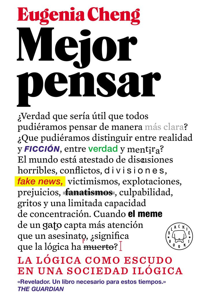 MEJOR PENSAR, de CHENG, EUGENIA | portada del libro