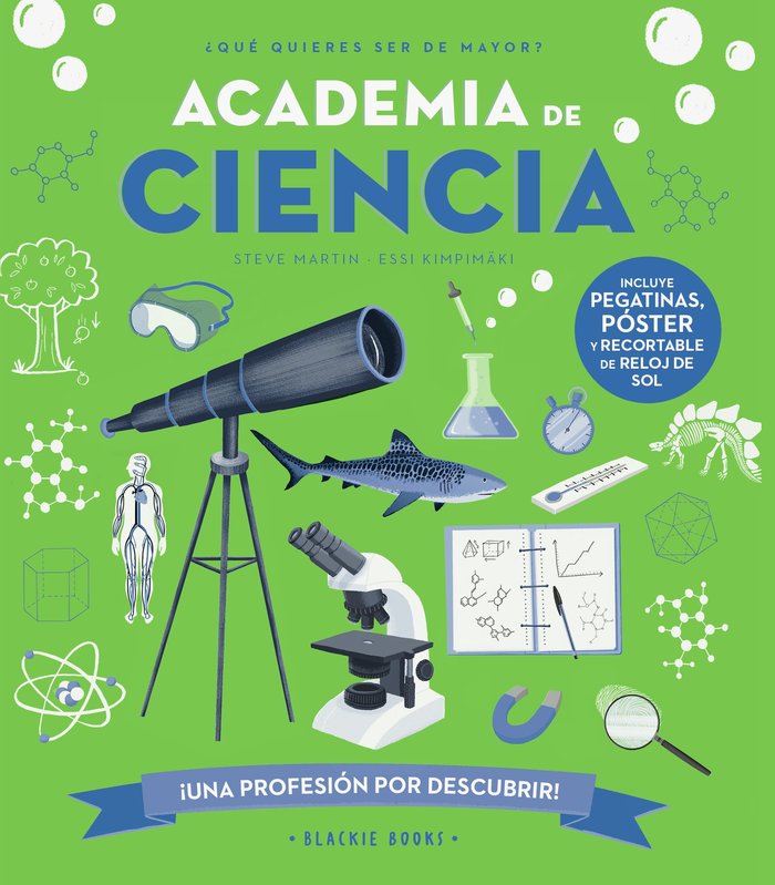 Academia de CIENCIA, de Steve Martin | portada del libro