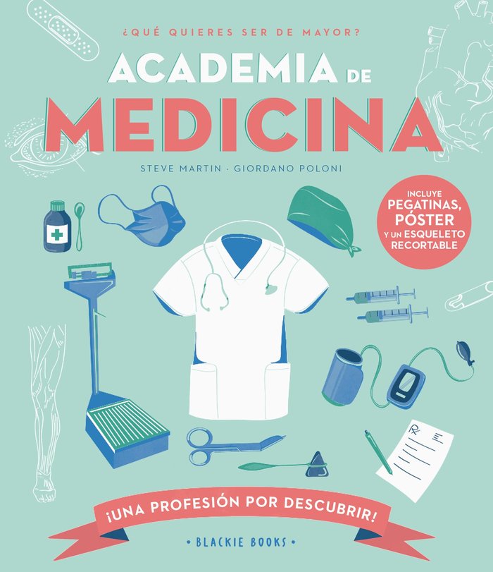 Academia de MEDICINA, de Steve Martin | portada del libro