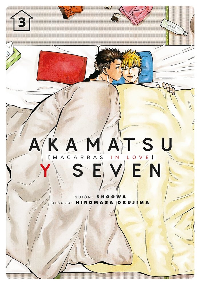 AKAMATSU Y SEVEN MACARRAS IN LOVE VOL 3, de SHOOWA OKUJIMA,HIROMASA | portada del libro