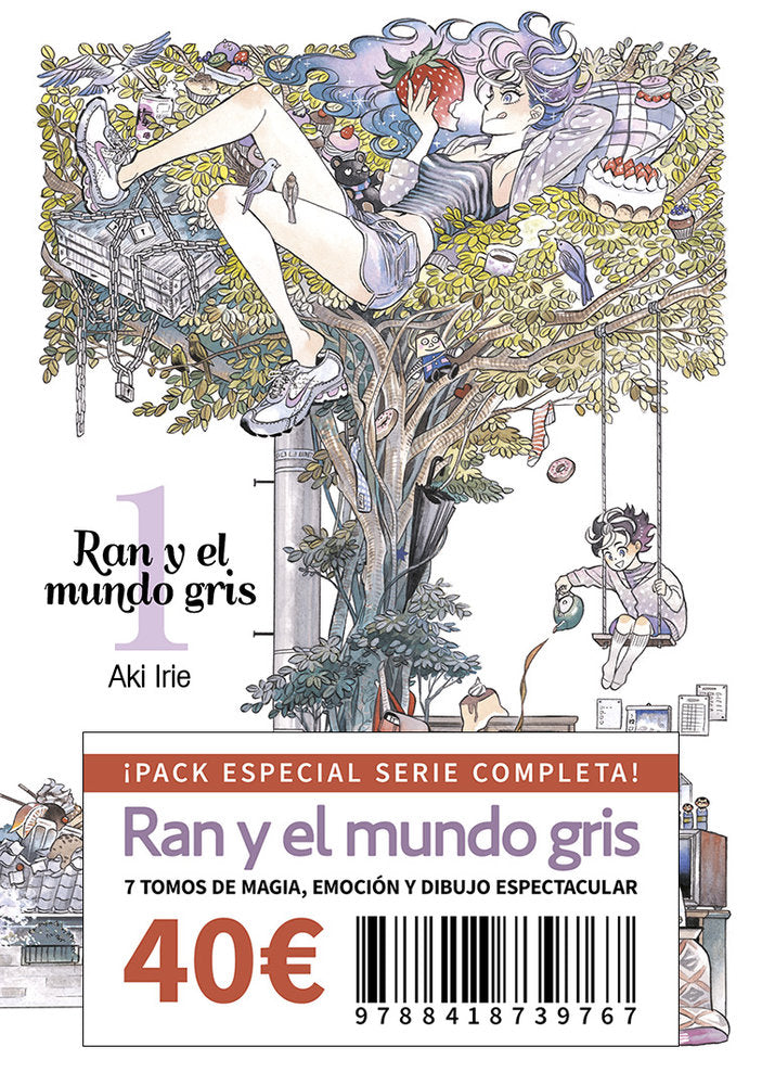 PACK RAN Y EL MUNDO GRIS VOL 1 7, de IRIE,AKI | portada del libro