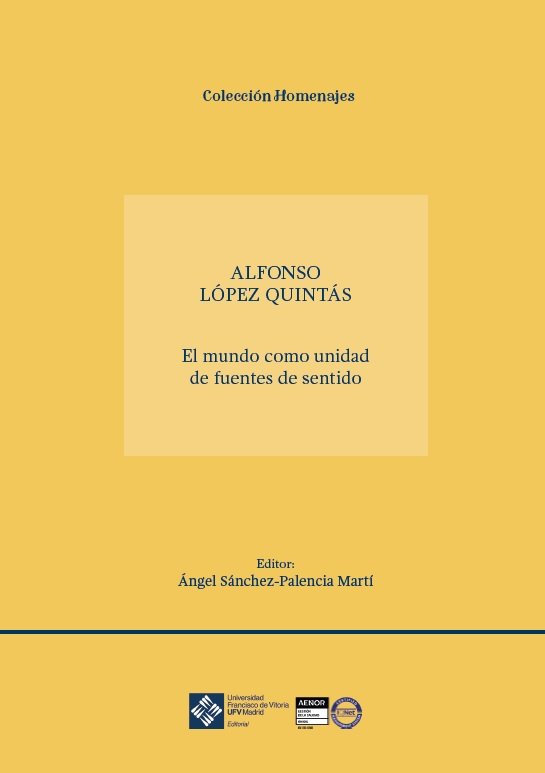 HOMENAJE A ALFONSO LOPEZ QUINTAS, de VV.AA. | portada del libro