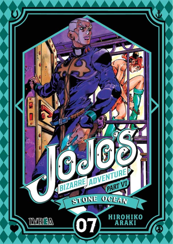 JOJO'S BIZARRE ADVENTURE PARTE 06 STONE OCEAN 07, de ARAKI HIRORIKO | portada del libro
