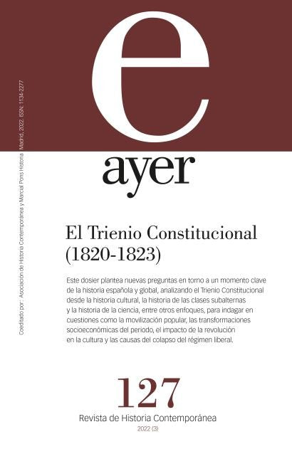 El Trienio Constitucional (1820-1823), de SIMAL DURAN, JUAN LUIS | portada del libro
