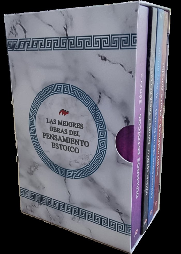 ESTUCHE PACK COLECCION MEJORES OBRAS PENSAMIENTO ESTOICO | portada del libro