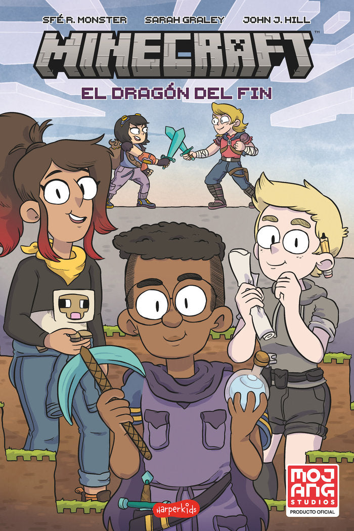 EL DRAGON DEL FIN MINECRAFT, de R. MONSTER, SFE | portada del libro