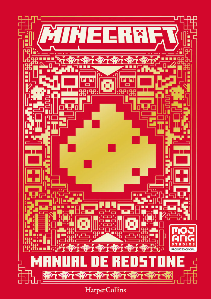 MINECRAFT MANUAL DE REDSTONE, de AB, MOJANG | portada del libro