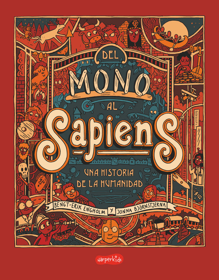 Del mono al sapiens, de ENGHOLM, BENGT-ERIK | portada del libro