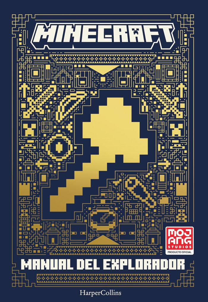 MINECRAFT MANUAL DEL EXPLORADOR, de AB, MOJANG | portada del libro