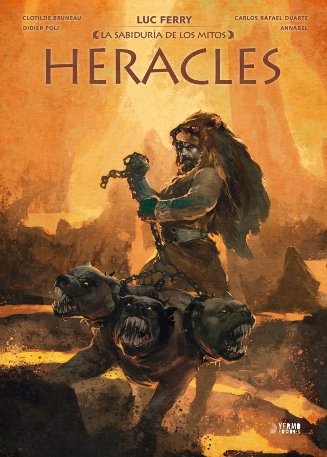 LA SABIDURIA DE LOS MITOS: HERACLES, de FERRY | portada del libro