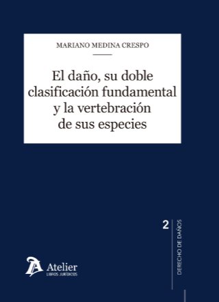 EL DAÑO SU DOBLE CLASIFICACION FUNDAMENTAL Y LA VERTEBRACIO, de Mariano Medina Crespo | portada del libro
