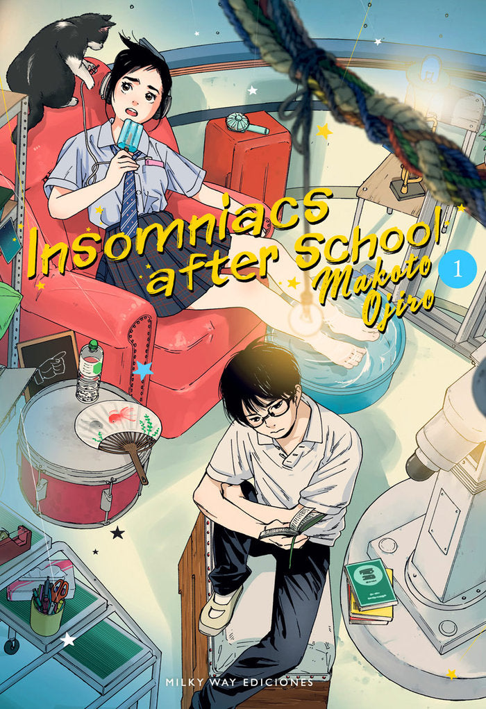 INSOMNIACS AFTER SCHOOL 1, de Makoto, Ojiro | portada del libro