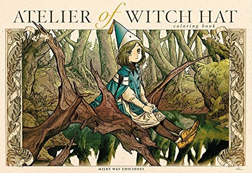 ATELIER OF THE WITCH HAT COLORING BOOK, de Shirahama | portada del libro