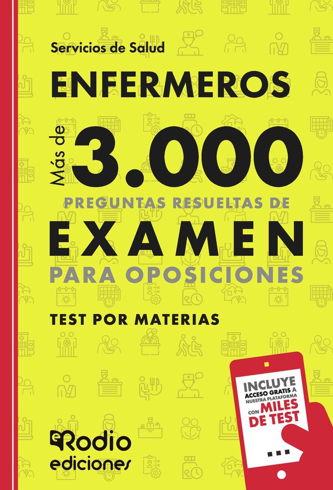 ENFERMEROS. TEST POR MATERIAS, de VARIOS AUTORES | portada del libro