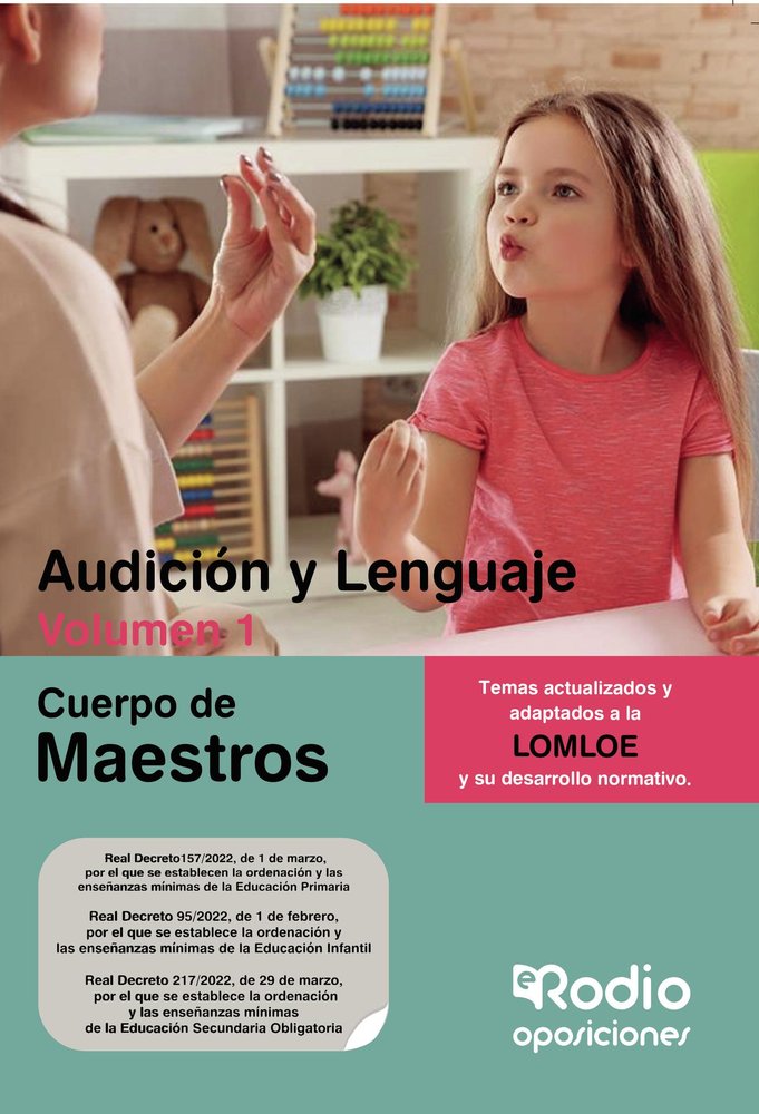 CUERPO DE MAESTROS. AUDICION Y LENGUAJE. VOLUMEN 1, de VARIOS AUTORES | portada del libro