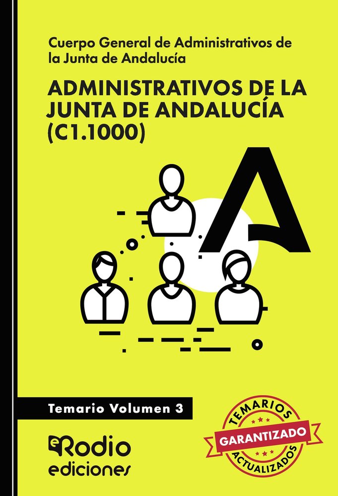 ADMINISTRATIVOS DE LA JUNTA DE ANDALUCIA (C1.1000, de EDICIONES RODIO RODIO | portada del libro
