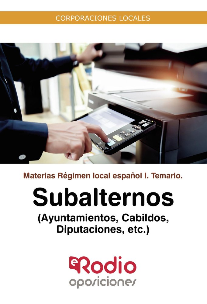 SUBALTERNOS (AYUNTAMIENTOS, CABILDOS, DIPUTACIONES, de VARIOS AUTORES VV.AA | portada del libro