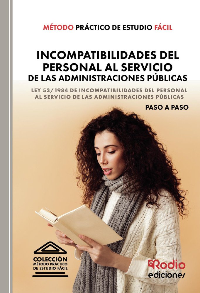 METODO PRACTICO DE ESTUDIO FACIL. INCOMPATIBILIDAD, de MIGUEL ANGEL GARCIA VALDERREY | portada del libro