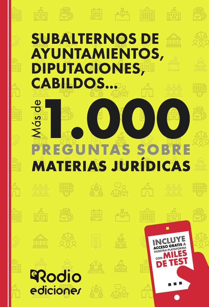 SUBALTERNOS DE AYUNTAMIENTOS, DIPUTACIONES, CABILD, de EDICIONES RODIO RODIO | portada del libro