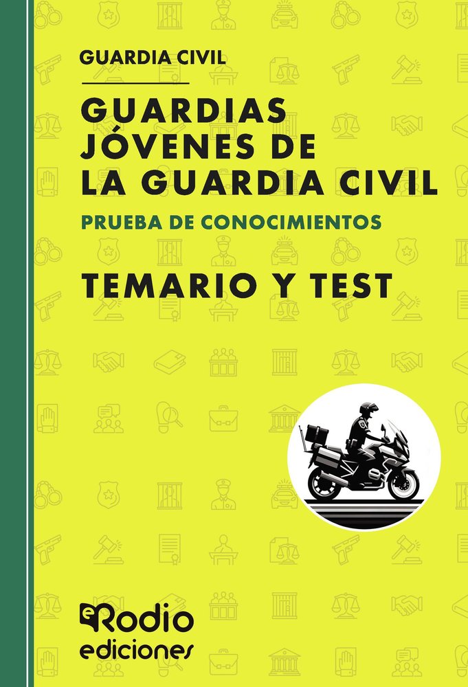 GUARDIAS JOVENES DE LA GUARDIA CIVIL PRUEBA DE CONOCIMIENTO, de RODIO, EDICIONES | portada del libro
