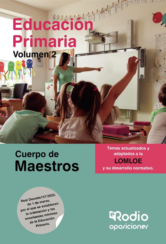 CUERPO DE MAESTROS. PRIMARIA. VOLUMEN 2. LOMLOE, de VARIOS AUTORES | portada del libro