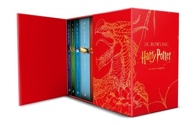 ESTUCHE DE LUJO HARRY POTTER, de J K ROWLING | portada del libro