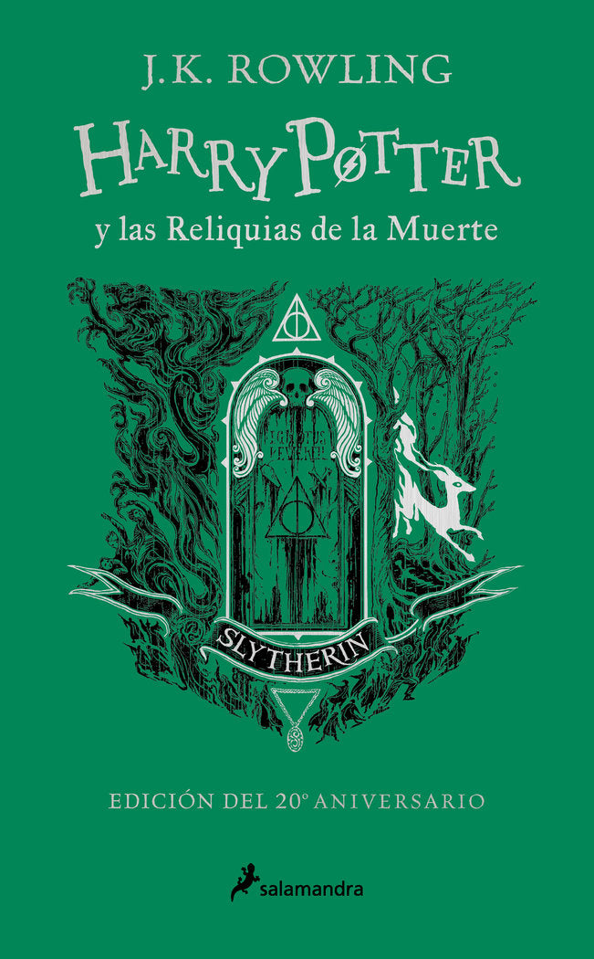HARRY POTTER Y LAS RELIQUIAS DE LA MUERTE (EDICION SLYTHERIN DEL 20º ANIVERSARIO, de ROWLING, J.K. | portada del libro