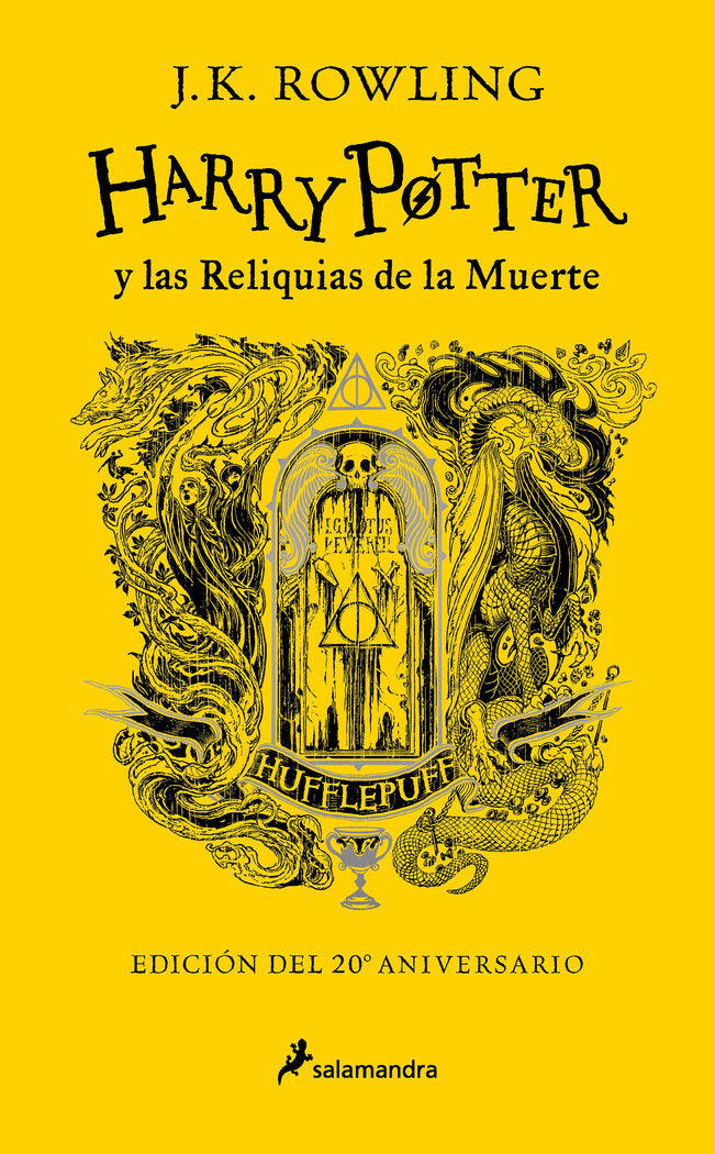 HARRY POTTER Y LAS RELIQUIAS DE LA MUERTE (EDICION HUFFLEPUFF DEL 20º ANIVERSARI, de ROWLING, J.K. | portada del libro
