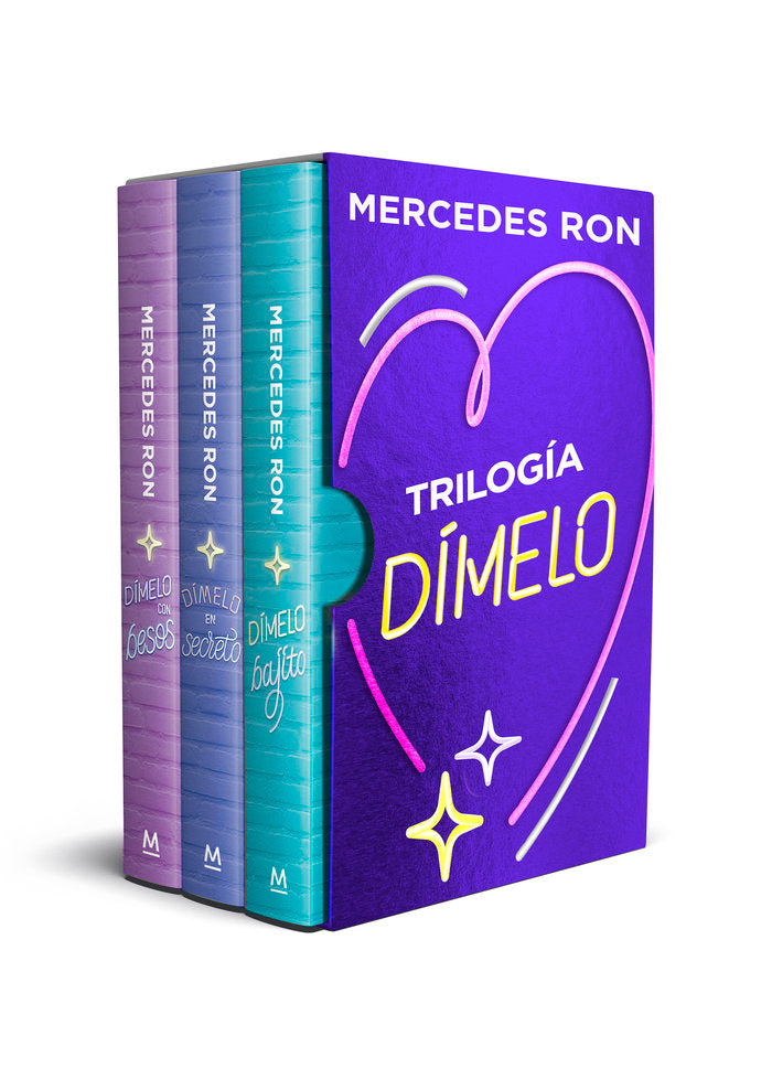 ESTUCHE TRILOGIA DIMELO (PACK CON: DIMELO BAJITO   DIMELO EN SECRETO   DIMELO CO, de RON | portada del libro