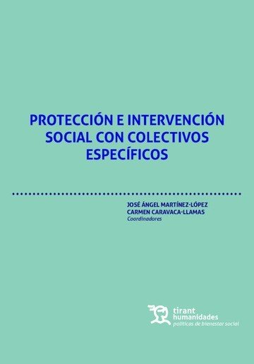 PROTECCION E INTERVENCION SOCIAL CON COLECTIVOS ES | portada del libro