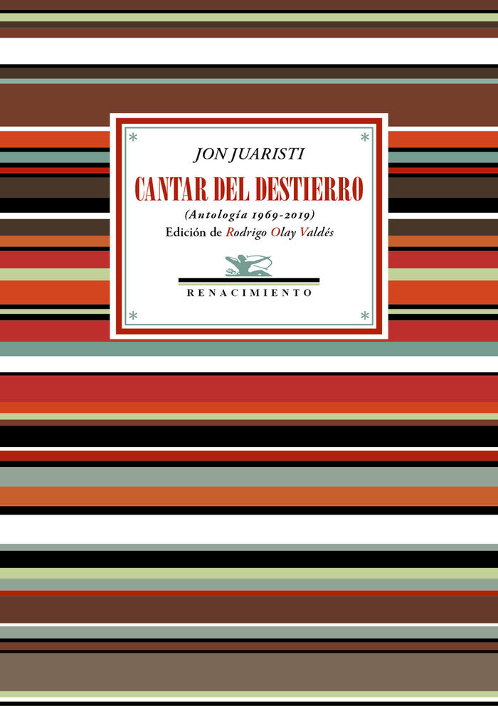 CANTAR DEL DESTIERRO, de JUARISTI, JON | portada del libro
