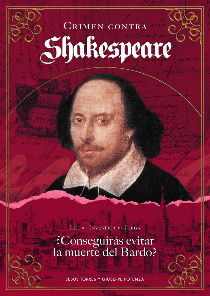 CRIMEN CONTRA SHAKESPEARE, de JESUS TORRES | portada del libro