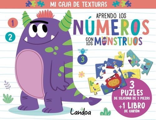 APRENDO LOS NUMEROS CON LOS MONSTRUOS, de MARIE-EVE BOUCHER | portada del libro